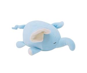 Nemu Nemu Animals - Peluche Elephant Bebe Fanfan - Peluche Animaux Extra Douce et Douillette - Doudou éléphant Conçu au Japon - Coussin Douillet - Taille S 20 cm
