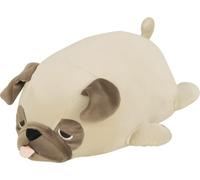 NEMU NEMU Peluche - Hana le Bulldog - Coussin à câliner - Ultra doux - Taille M - 27 cm