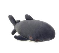 NEMU NEMU Peluche Kawaii - Doudou Zap le Requin Gris - Coussin Oreiller à câliner - Ultra doux - Taille S - 16 cm