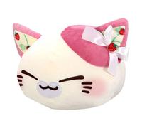 Nemuneko Chat Douce Grande Peluche Figurine Baie Rose 35 Cm Furyu