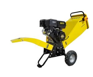 Nemura Broyeur vegetaux et branches thermique 420cc - Série Lourde - Capacité 100mm - Double Système de Broyage - Bouton d'arrêt de sécurité - Qualité Professionnelle - Marque Française
