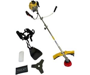 Nemura Débroussailleuse - Coupe-Bordure Thermique 52cm3 Légère - Livrée avec 1 Bobine, 1 Disque, 1 Bidon de Mélange, 1 Pochette d'Outils - Outillage de Jardin - Marque Française