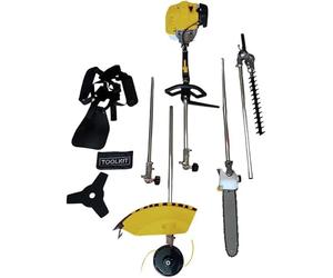 Nemura Débroussailleuse Thermique Multifonction 5en1-52cm3 (débroussailleuse, élagueuse, Taille-Haies, Coupe-Bordures, rallonge) - DM052 - Outillage Jardin - Marque Française
