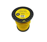 Nemura Fil Débroussailleuse Rond Ø: 4,00mm, L: 120m - Compatible avec d'autres marques - Haute durabilité - Qualité professionnelle - Marque Française