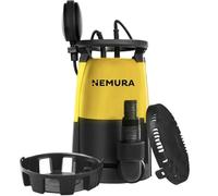 Nemura Pompe Vide-Cave 750W - Débit 17500 L/h - Immersion jusqu’à 7 m - Corps synthétique Robuste IPX8 - Évacuation Garages Cuves Caves - Eaux claires et légèrement chargées - Marque Française