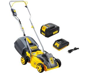 Nemura Tondeuse sans Fil 40V - 3 Hauteurs de Tonte - Bac de Ramassage 30L - 3500 Tours par Minute - 32cm de Coupe - Moteur Brushless - avec Batterie 4Ah et Chargeur Rapide - Marque Française