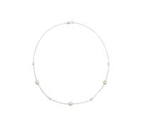 Nenalina Chaîne argent / blanc perle, Taille 45