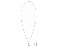 Nenalina Parure de bijoux argent / blanc, Taille One Size