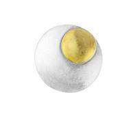Nenalina Pendentif jaune / argent, Taille One Size