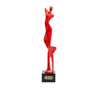 NENBOLEC Figurine Femme Yoga Statue Abstraite Sculpture Moderne Décor 35cm