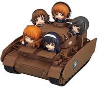 Nendoroid Tomoa Iv Tank D Type D Kai (Type H) Lenght 16cm + Nendoroid Petite: Anko Team Approx. 6cm Nishizumi Miho Akiyama Yukari Takebe Saori Isuzuika Isuzu Asako Isuzuizumi Abs&atbc-Pvc Painted Fig