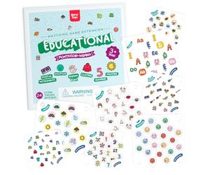 Nene Toys 24 Patrons à Thème Supplémentaires pour Jeu de Mémoire Jardin des Coccinelles - Nouvelles Cartes Mémoires avec Nombres, Lettres, Animaux, Parties du Corps - Différents Niveaux de Difficulté