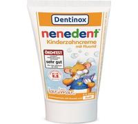Nenedent Dentifrice pour enfants - Triple protection contre les caries - Durcit l'émail des dents de lait - 1 000 ppm - 13% de xylitt - Vegan et sans colorants - 1 x 50 ml
