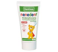 nenedent® Dentifrice pour enfants compatible avec l'homéopathie avec fluorure - Soin doux pour une protection forte - Fluor 500 ppm - Sans huiles essentielles - 1 x 50 ml