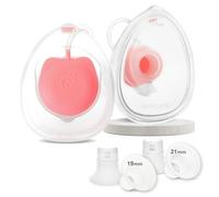 Nenesupply Bonnets de collection mains libres compatibles avec les tire-lait Spectra S1 S2 9 Plus - Brides en silicone de 24 mm - Inserts discrets de 19 à 21 mm