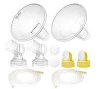 Nenesupply GentleFit Pièces de pompe 28 mm compatibles avec les tire-lait Medela Style Pièces non originales Medela Remplace le connecteur Medela Personalfit et le tube de membrane de valve Medela