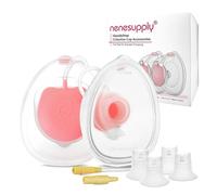 Nenesupply Gobelets mains libres pour lait maternel compatibles avec les tire-lait Medela - Brides en silicone de 24 mm - Compatibles avec les accessoires de pompe Medela - Inserts de 19 mm et 21 mm