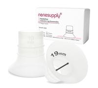Nenesupply Inserts de bride de 19 mm pour gobelets de collection mains libres. Fonctionne avec des protège-poitrines/brides de 24 mm. Réduisez la taille de la bride à 19 mm. Compatible avec les brides