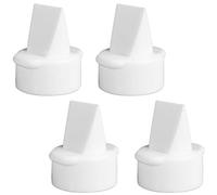 Nenesupply Lot de 4 valves à bec de canard compatibles avec les pièces de pompe Lansinoh et tire-lait de rechange pour vannes Lansinoh, utilisation avec pompe manuelle Signature Pro Smartpump