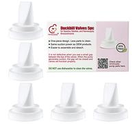 NeneSupply Lot de 5 valves à bec de canard conçues pour tire-lait Medela, Spectra S1, S2, 9 Plus, tire-lait Spectra Dew 350 et protège-laits NeneSuppl. Remplace la valve Medela, la membrane Medela et les valves Spectra (5 pièces)