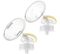 Nenesupply Pièces de pompe 19 mm compatibles avec tire-lait Baby MiniO double tire-lait de rechange détachable, accessoires de pompe à bride avec membrane de valve