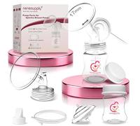 Nenesupply Pièces de pompe compatibles avec le tire-lait Spectra S2 S1 9 Plus pour remplacer les pièces de pompe Spectra S2, accessoires à bride de 24 mm, tube de valve de pompage, bouteilles de
