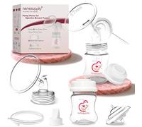 Nenesupply Pièces de pompe de 17 mm compatibles avec le tire-lait Spectra S2 S1 9 Plus - Remplace les pièces de pompe Spectra et les accessoires S2 avec bride de 17 mm - Valve en bec de canard