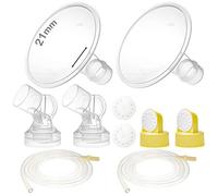 Nenesupply Pièces de pompe de 21 mm compatibles avec les tire-lait Medela de style - Pièces non originales de la pompe Medela - Pièces de rechange pour bride Medela - Connecteur de valve
