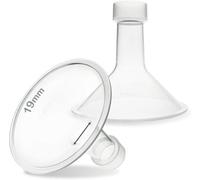 Nenesupply Plastron de 19 mm compatible avec les pompes Medela - Pièces de rechange pour pompe Medela Personalfit - Compatible avec la nouvelle pompe Medela dans le style MaxFlow Symphony Swing Harmony