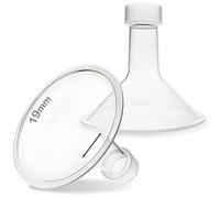 Nenesupply Plastron de 19 mm compatible avec les pompes Medela - Pièces de rechange pour pompe Medela Personalfit - Compatible avec la nouvelle pompe Medela dans le style MaxFlow Symphony Swing Harmony