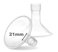 Nenesupply Plastron de 21 mm compatible avec les pompes Medela - Pièces de rechange pour pompe Medela Personalfit - Compatible avec la nouvelle pompe Medela dans le style MaxFlow Symphony Swing Harmony