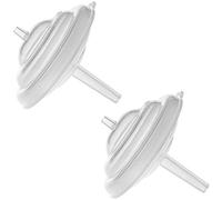 Nenesupply Protecteur de refoulement à longue tige, utilisez les pièces de pompe Medela Breastshield sur les tire-lait Spectra S1 S2 et 9 Plus. Pièces non originales Spectra Pump Inc 2 longs