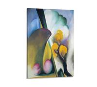 NENGKUAI Poster Georgia O'Keeffe - Impression sur toile décorative - Cadre - 60 x 90 cm