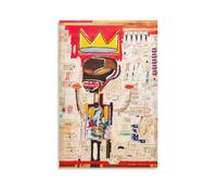 NENGKUAI Poster Graffiti Art Jean-Michel Basquiat Street Art Tête sans titre Impression sur toile Peinture décorative (2402) ; sans cadre ; 20 x 30 cm