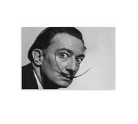 NENGKUAI Poster portrait de Salvador Dali - Portrait - Photographie originale - Peintre espagnol - Master of Surrealism - Art mural - Impression sur toile - Peinture décorative - Sans cadre - 30 x 45