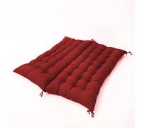 NENIUX Coussins de banc d'intérieur/extérieur 2 ou 3 places, 7,6 cm d'épaisseur - Coussins de rechange pour balancelle de jardin - 120 x 100 x 8 cm - Rouge
