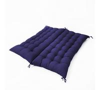 NENIUX Coussins de banc d'intérieur/extérieur 2 ou 3 places, 7,6 cm d'épaisseur - Coussins de rechange pour balancelle de jardin - 120 x 100 x 8 cm - Bleu marine