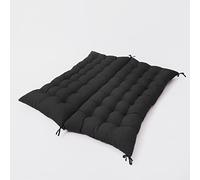 NENIUX Coussins de banc d'intérieur/extérieur 2 ou 3 places, 7,6 cm d'épaisseur - Coussins de rechange pour balancelle de jardin - 100 x 100 x 8 cm - Noir