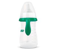 NENO® 240 Biberons, Gobelet d'apprentissage pour bébé, 240ml, biberon pour les premiers essais de boisson, gobelet avec poignées antidérapantes, 3-6M, sans BPA, anti-colique, tétine en silicone