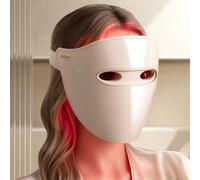 Neno Alva Lampe à lumière rouge pour le visage - Masque LED - Masque de lumière rouge avec 3 modes - Red Light Therapy avec 220 diodes LED - Anti-âge - Masque facial avec luminothérapie - Sans fil