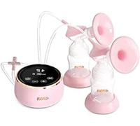 Neno® BELLA TWIN Tire-Lait Automatique Électronique Double Avec 2 Modes Et 9 Niveaux De Puissance, Écran Tactile, Double Tétine, Rechargeable, Sans Fil, Électrique, Sans BPA