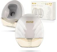NENO Perla Twin Tire-lait électrique - Triphasé - Tire-lait électrique mains libres - Fonctionnement silencieux et discret - 9 niveaux d'aspiration - Sans BPA - Affichage LED - Chargement rapide USB-C