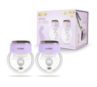 NENO Sole TWIN Tire Lait Electrique Main Libre avec Brides de 24 mm, Tire-laits Portable avec 3 Modes et 8 Niveaux, Breast Pump avec Grand Conteneur 210ml, aide Allaitement Accessoires, 2 pcs