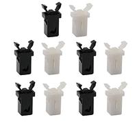 NentMent Lot de 10 verrous de rechange pour poubelle à déchets, pièces de rechange, boucles à pression, couvercle tactile, loquet de réparation, bouton de fermeture pour poubelle à bouton-poussoir