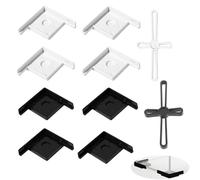 NentMent Lot de 2 protections d'angle en verre pour aquarium Nano Nature, kit de verre ultra transparent sans bord avec lumière LED