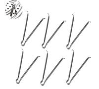 NentMent Lot de 6 pieds amovibles pour grille de cuisson à la vapeur, support amovible en acier inoxydable, plateau de cuisson de 5 cm, support séparateur d'eau, accessoires