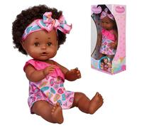 Nenuco Autour du Monde, Poupon Afro Style, 35 cm, Corps Dur, 2+, NFN36