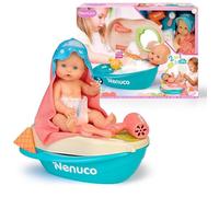 Nenuco Bain de Bébé Avec Les Bulles Poupée 35 CM Accessoires 2 IN 1: Et