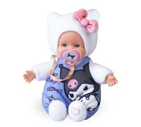 Nenuco Hello Kitty, Poupon 15 cm Pyjama Kawaii, Kuromi, 10m+, NFNC22