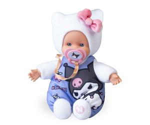 Nenuco Hello Kitty, Poupon 15 cm Pyjama Kawaii, Kuromi, 10m+, NFNC22